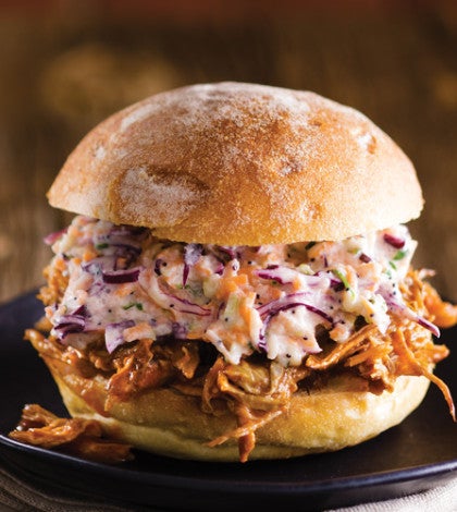 Slow-Cooker Pulled Pork Sandwiches image None