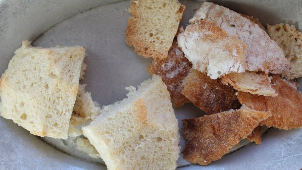 bread Use any leftover bread for homemade breadcrumbs-- they taste so much better than store bought!