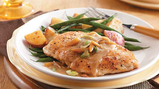 chicken cutlets Chicken Cutlets with White Wine Butter Sauce recipe