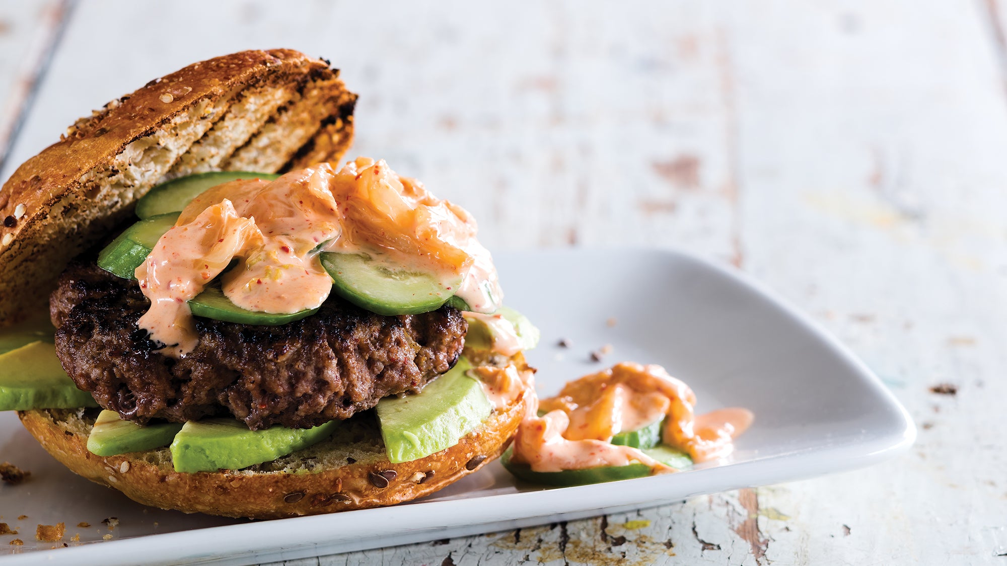 Kimchi Beef Burgers Recipe Burgers with Kimchi