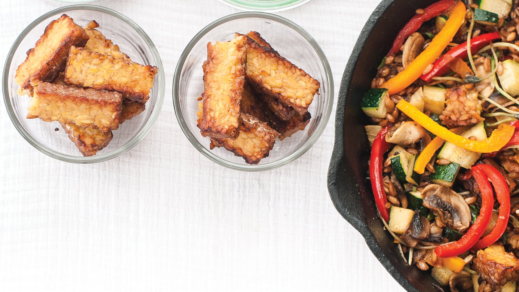Vegan Chinese baked tempeh recipe