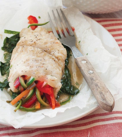 Sole & Summer Vegetable Parchment Packets image None