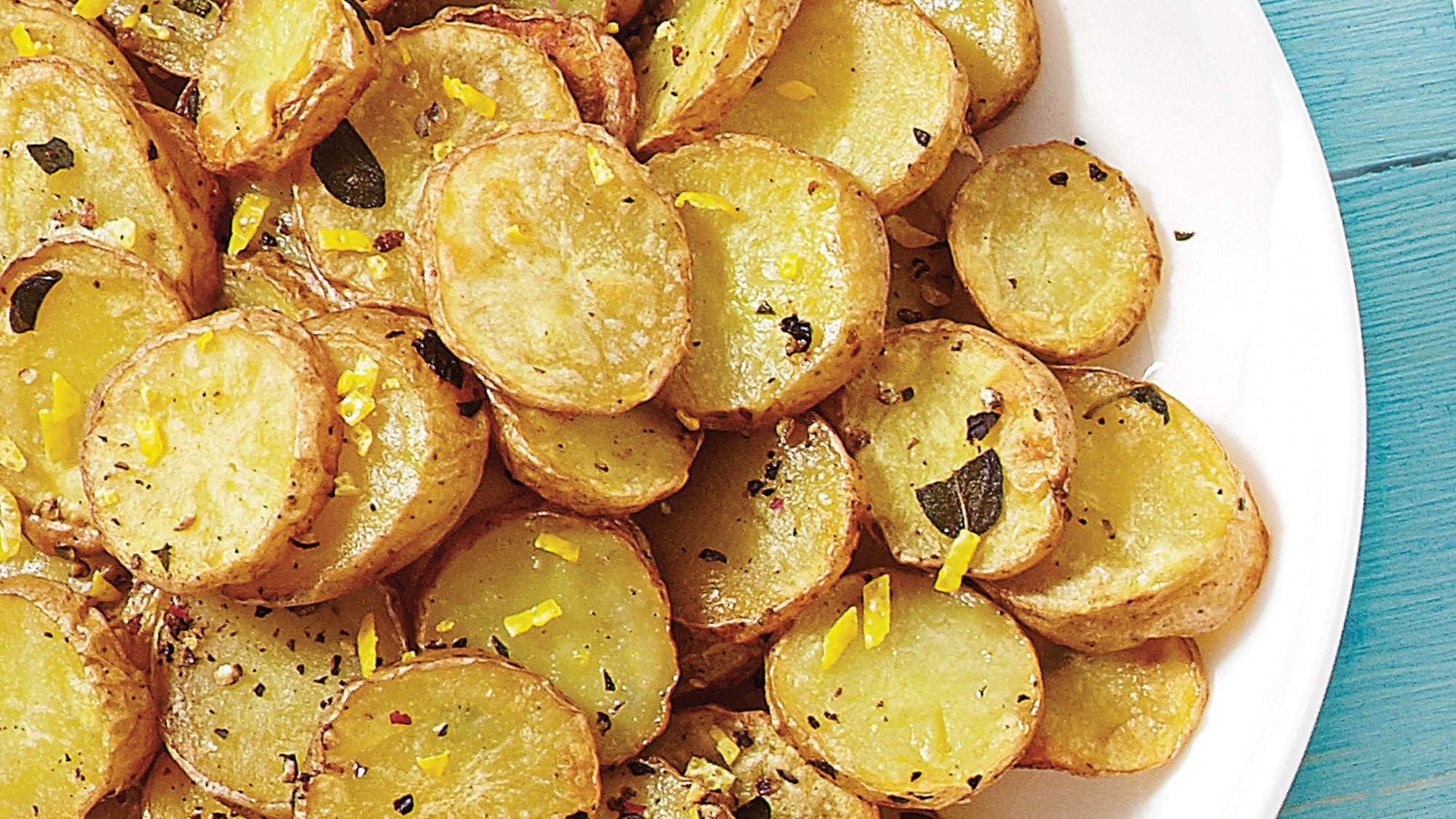 Potato Rounds with Fresh Lemon Potato Rounds with Fresh Lemon