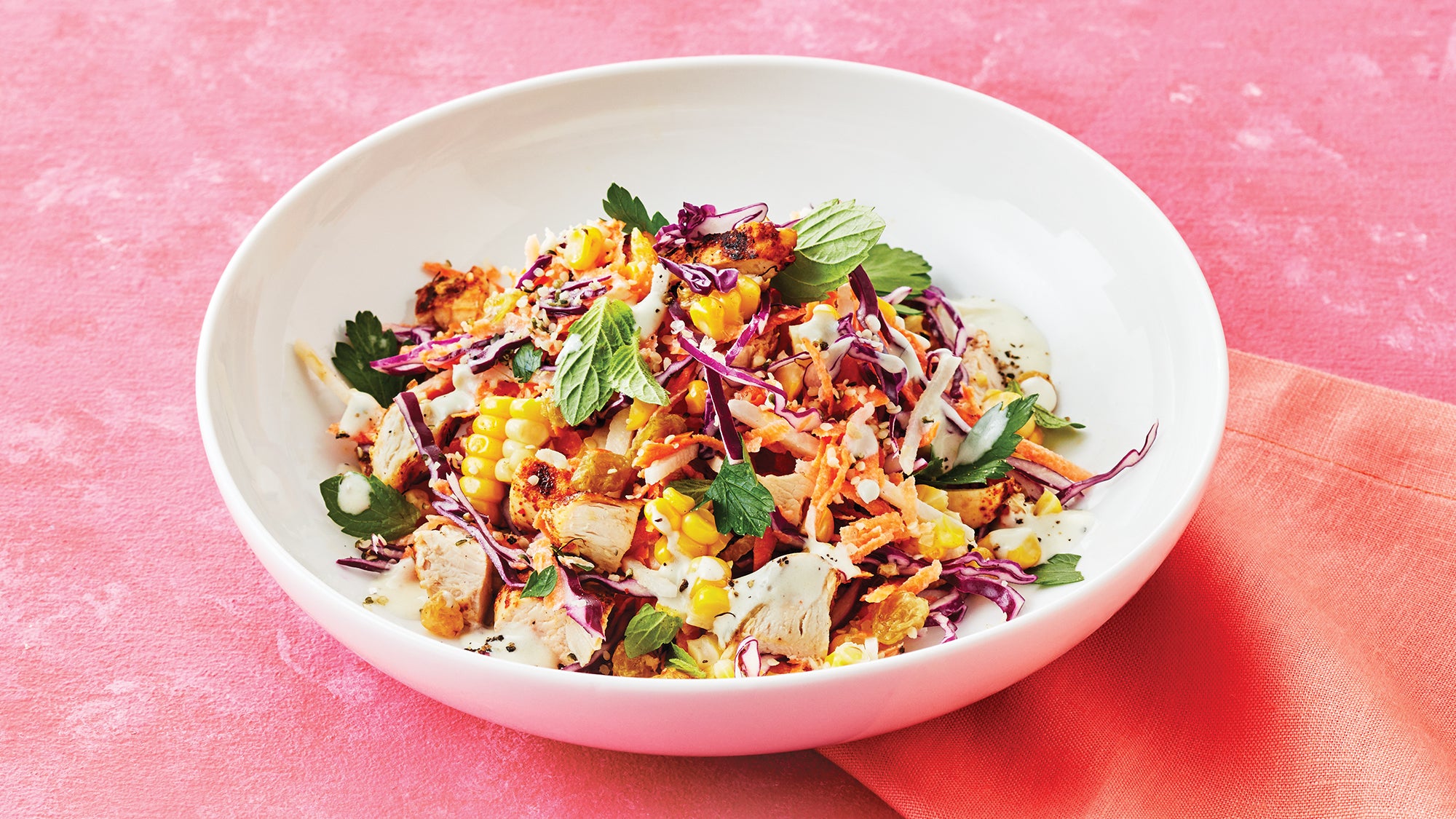 Shredded Carrot Chicken Salad Recipe