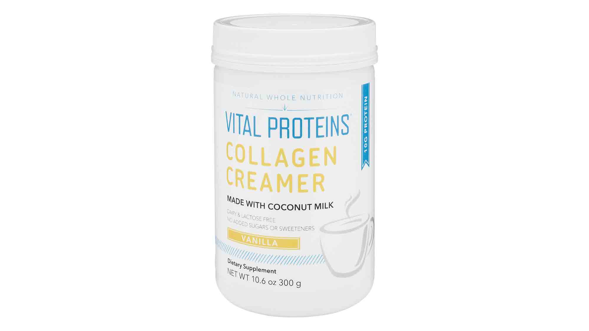 Clean-Choice-Awards_CollagenCreamer_Vanilla_10oz_Front-76-web Vital Proteins Vanilla Collagen Creamer