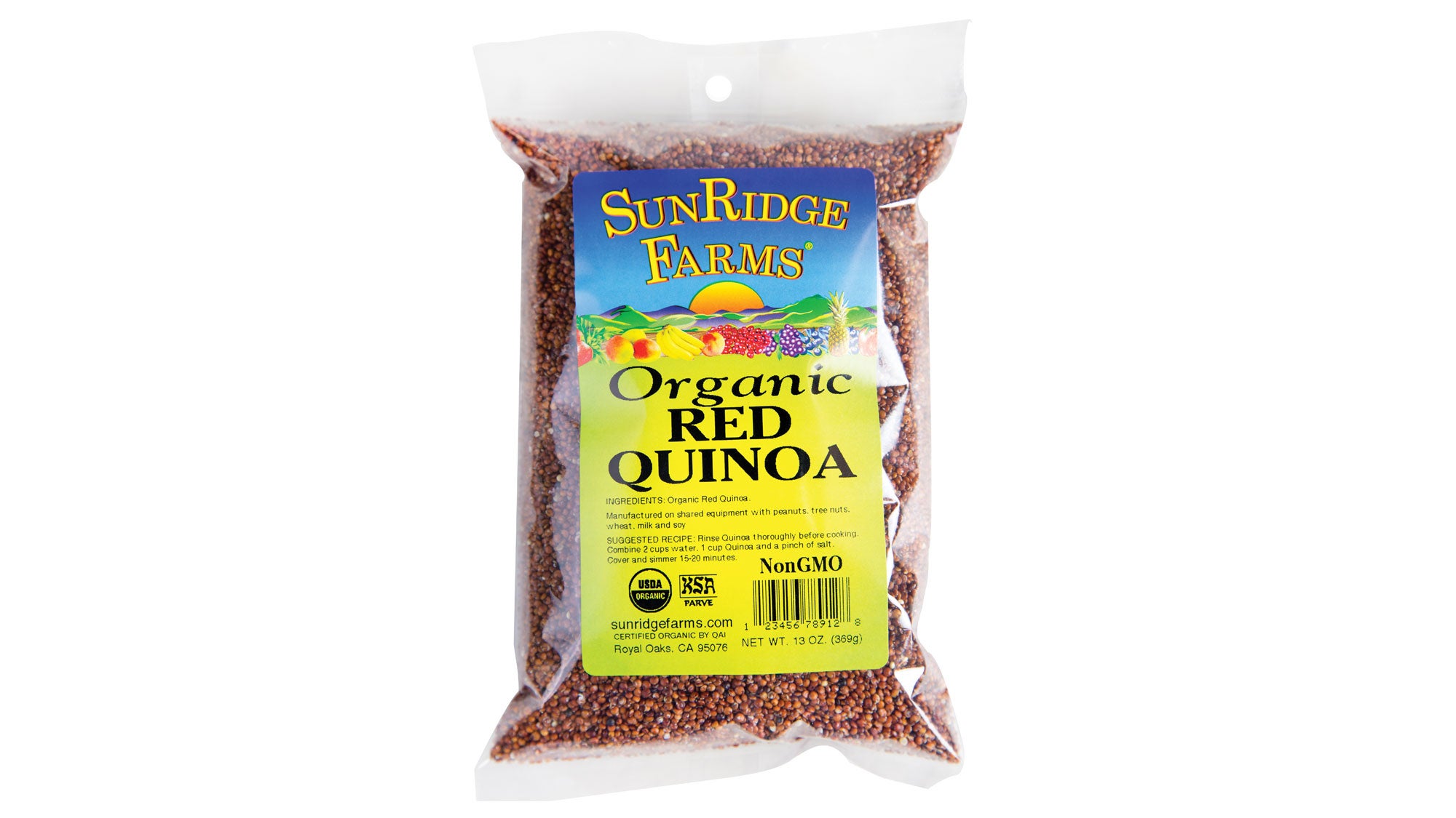 Clean-Choice-Awards_Organic-Red-Quinoa-Clipped-76-web SunRidge Farms Organic Red Quinoa