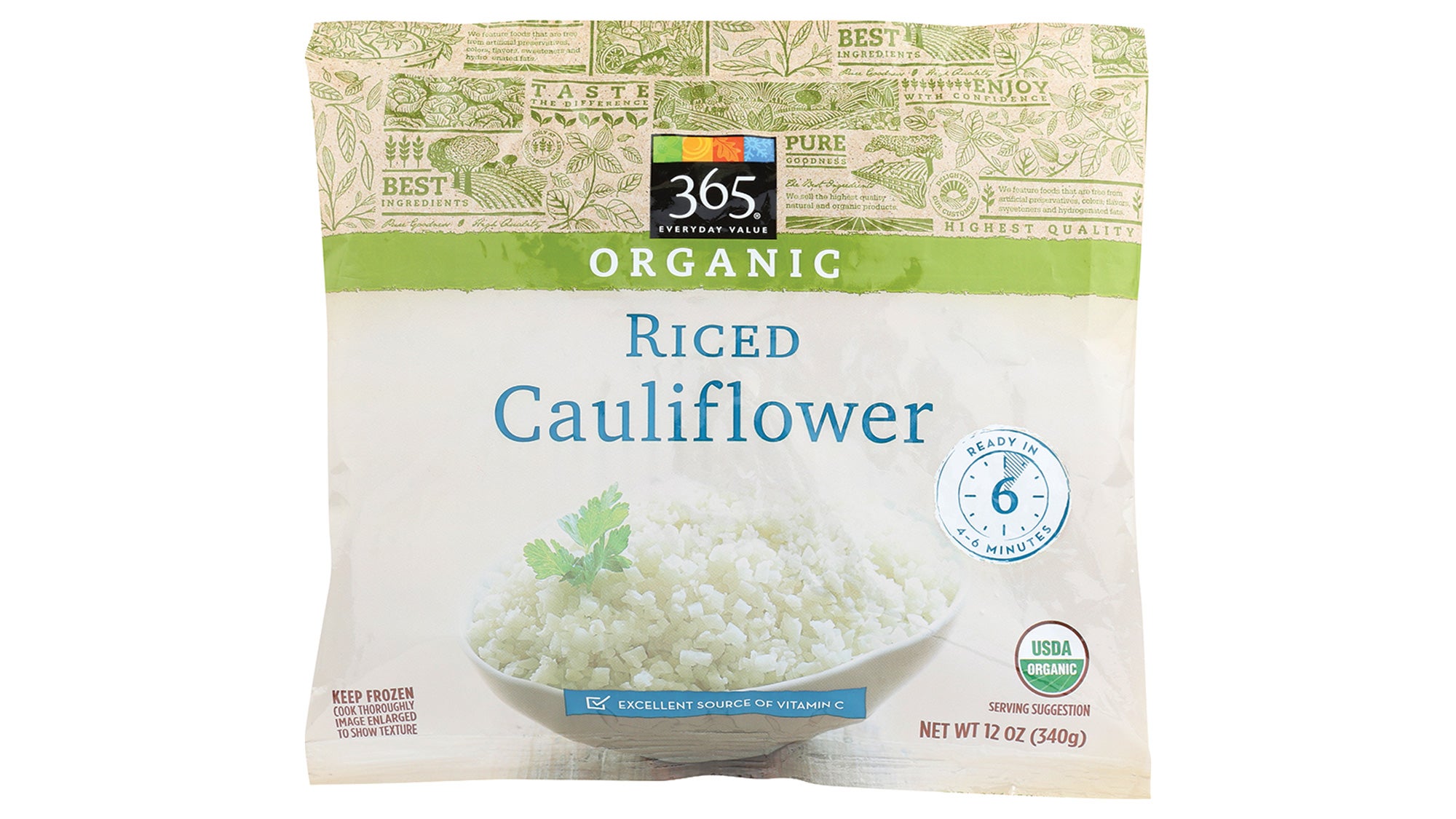 BNB_365-Organic-Riced-Cauliflower_80-web 365 Everyday Value Organic Riced Cauliflower