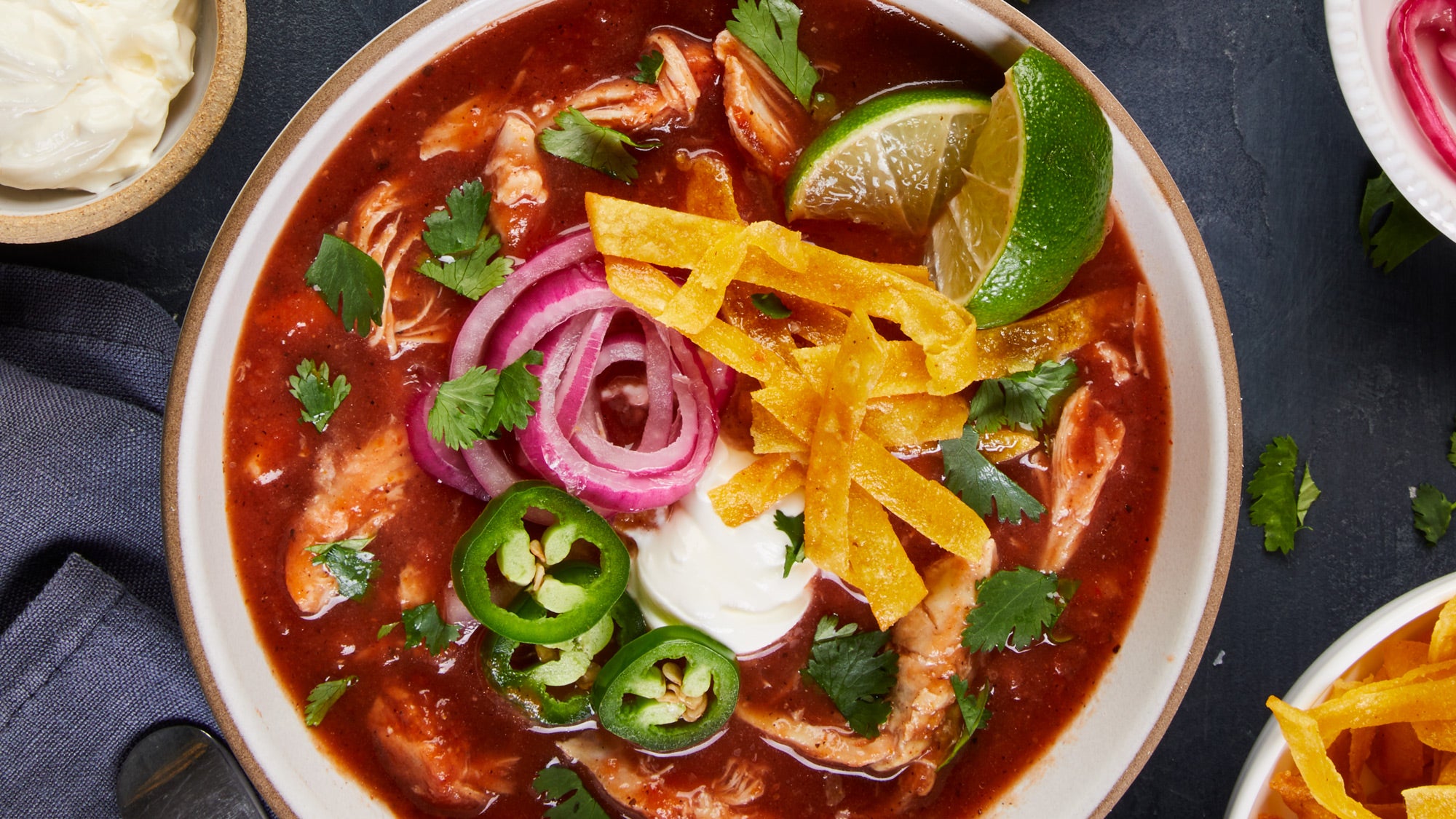 Chicken-Adobo-Soup-with-Tortilla-Strips-&-Crema_85-WEB2 Chicken Adobo Soup with Tortilla Strips & Crema recipe