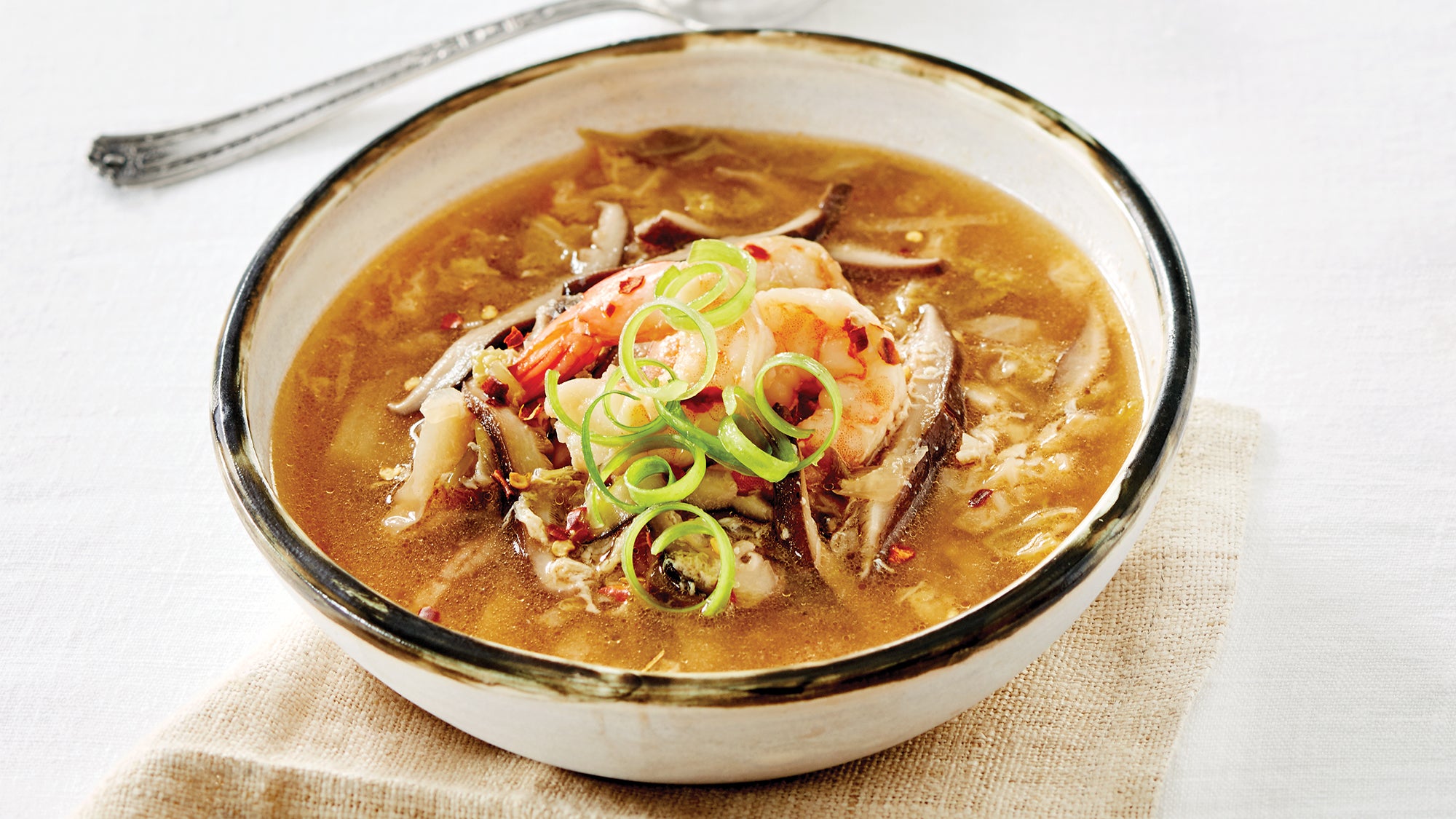 Egg Drop Soup with Shiitake Mushrooms and Shrimp Egg Drop Soup with Shiitake Mushrooms and Shrimp