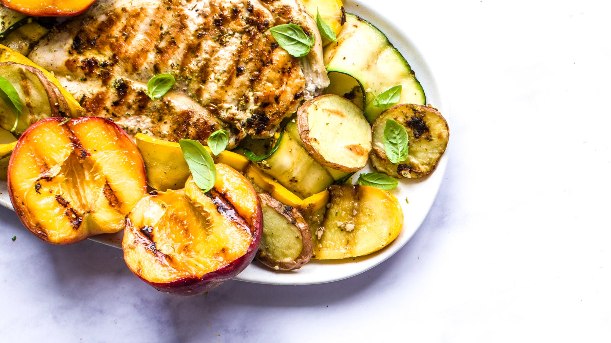Grilled-Pesto-Chicken-and-Fruit_81-web Grilled Pesto Chicken & Fruit recipe
