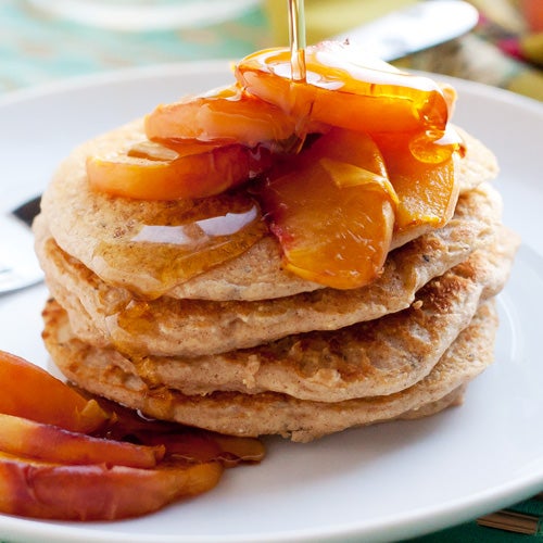 Peachy-Millet-Pancakes_arti Peach Millet Pancake Recipe