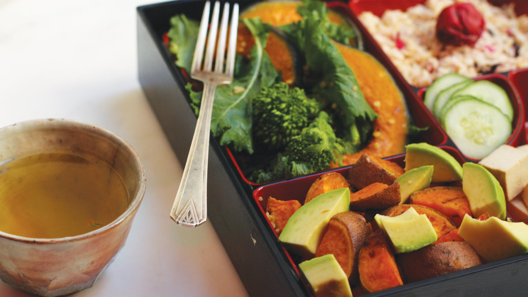Roasted Winter Squash Bento Salad Roasted Winter Squash Bento Salad recipe
