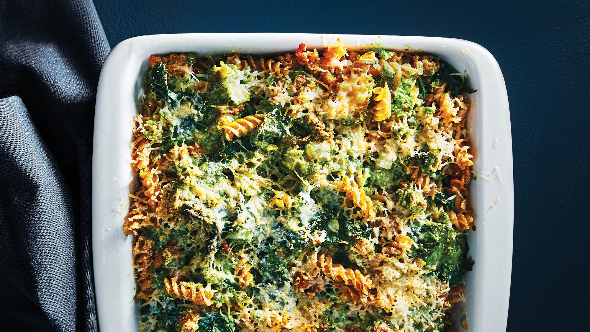 Kale-&-Sausage-Fusili-Bake_91 Kale and Sausage Fusili Bake recipe