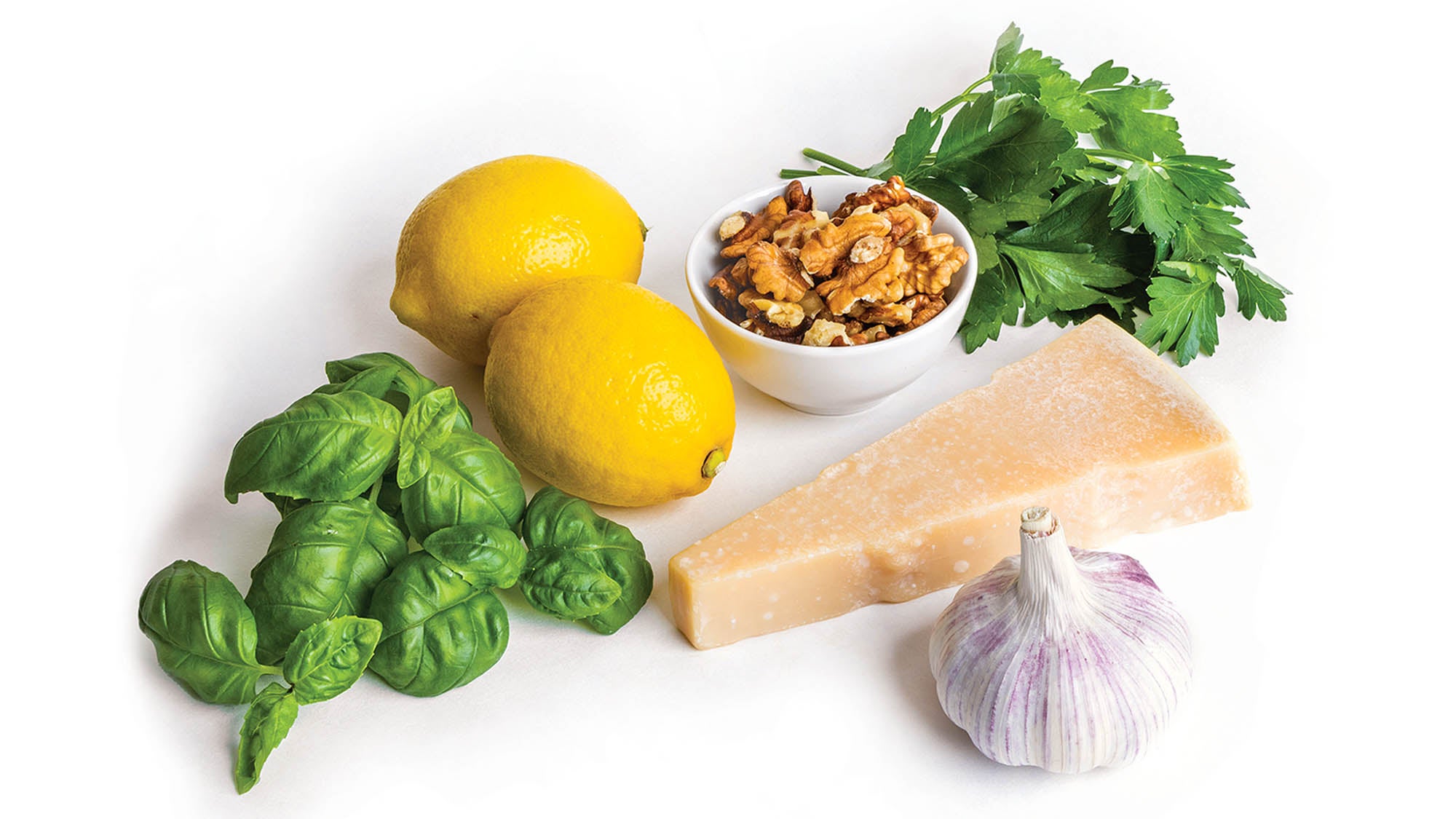 NO-RECIPE-Basil-Walnut-Presto_91 Basil Walnut Pesto ingredients