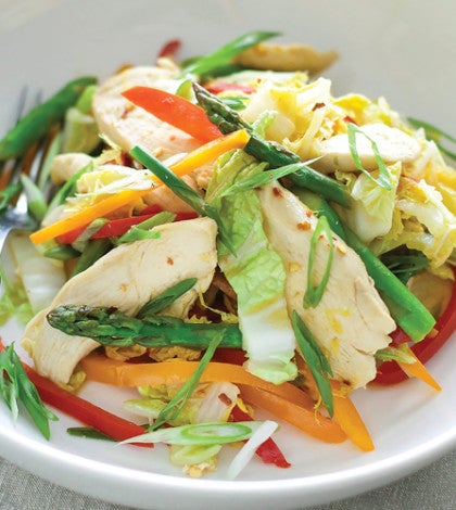 Lemon Chicken & Asparagus Stir-Fry image None