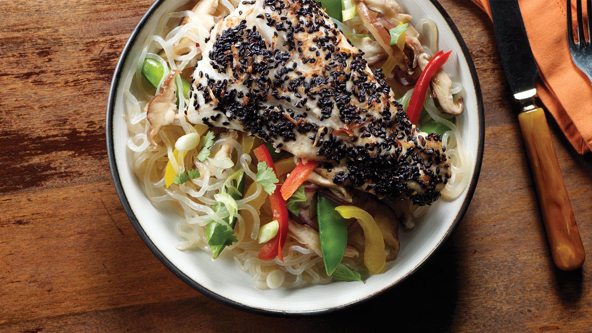 Sesame Coconut Crusted Halibut Sesame Coconut Crusted Halibut