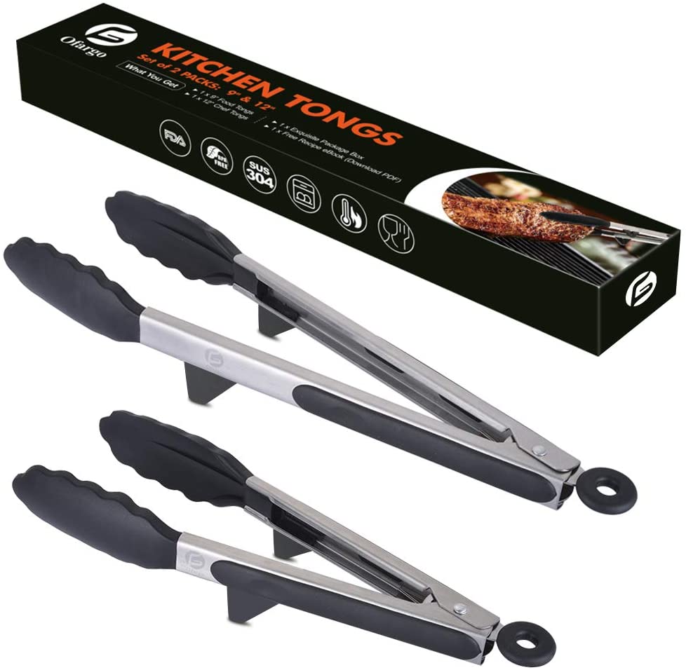 Ofargo Stainless Steel Salad Tongs Kitchen Tongs Ofargo Stainless Steel Salad Tongs Kitchen Tongs