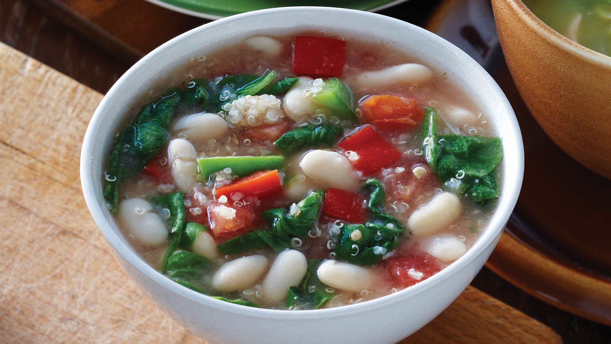 Quinoa and White Bean Chili recipe