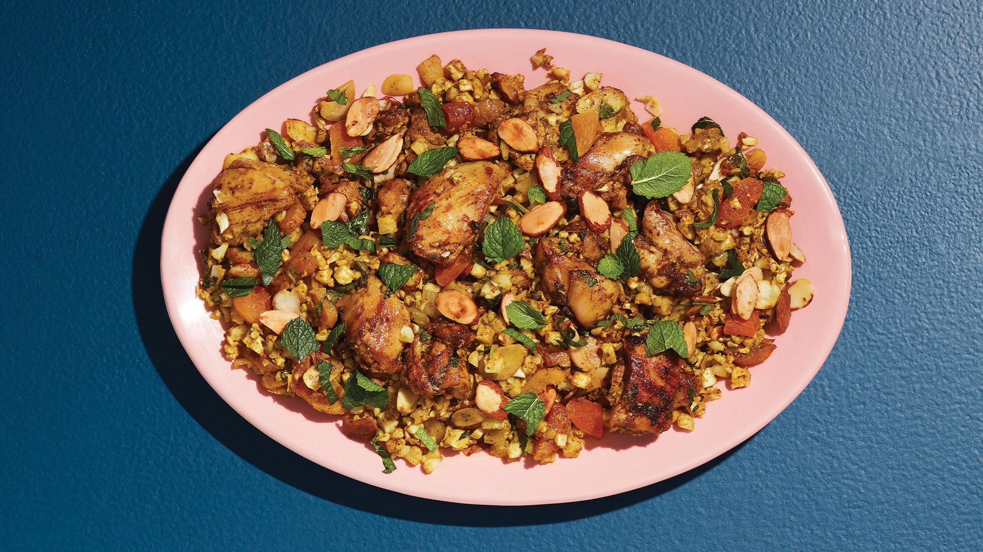 Biryani-Style Chicken & Cauliflower Rice Bake recipe