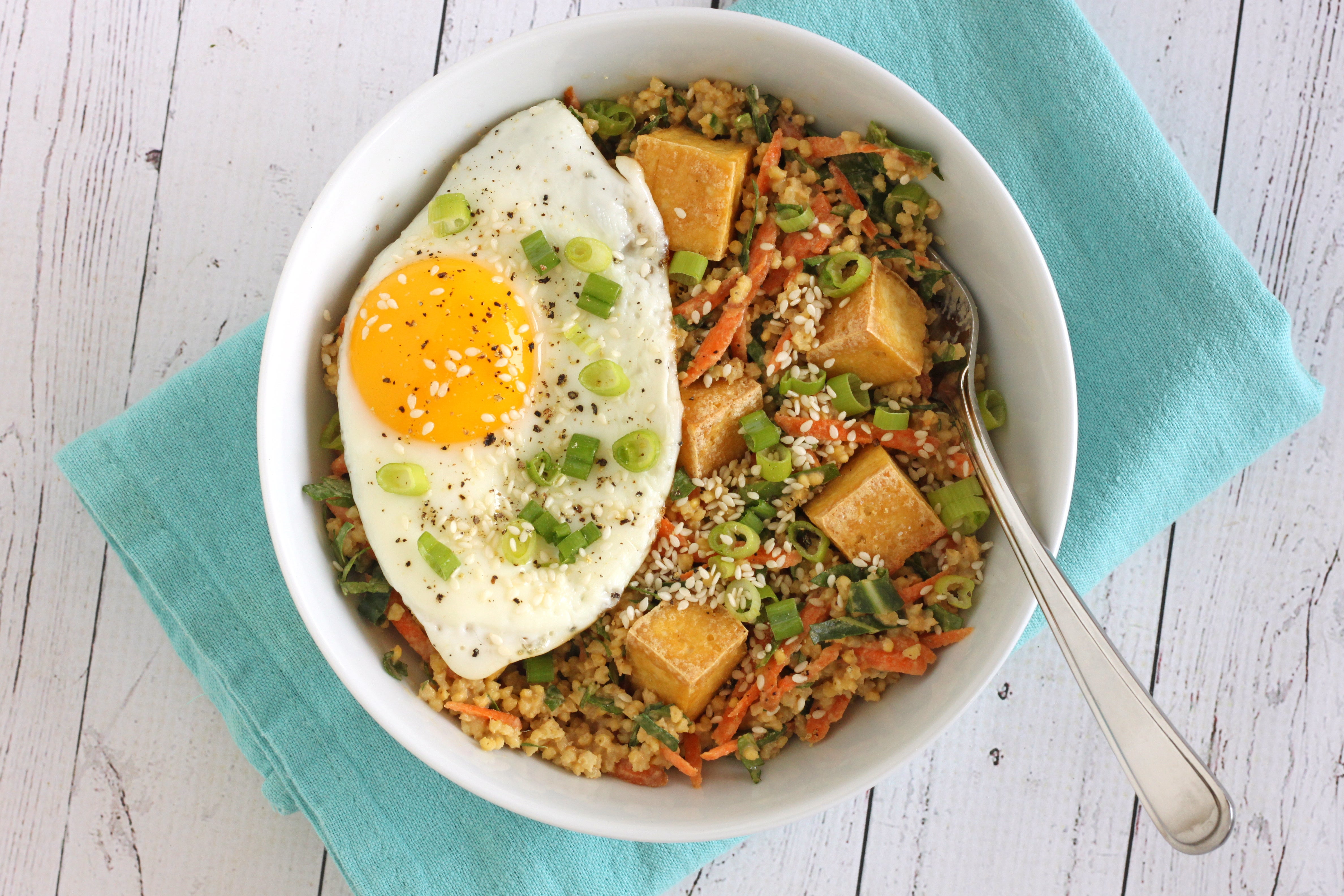 CE MP February - Asian Fusion Millet Bowl Asian Fusion Millet Bowls recipe