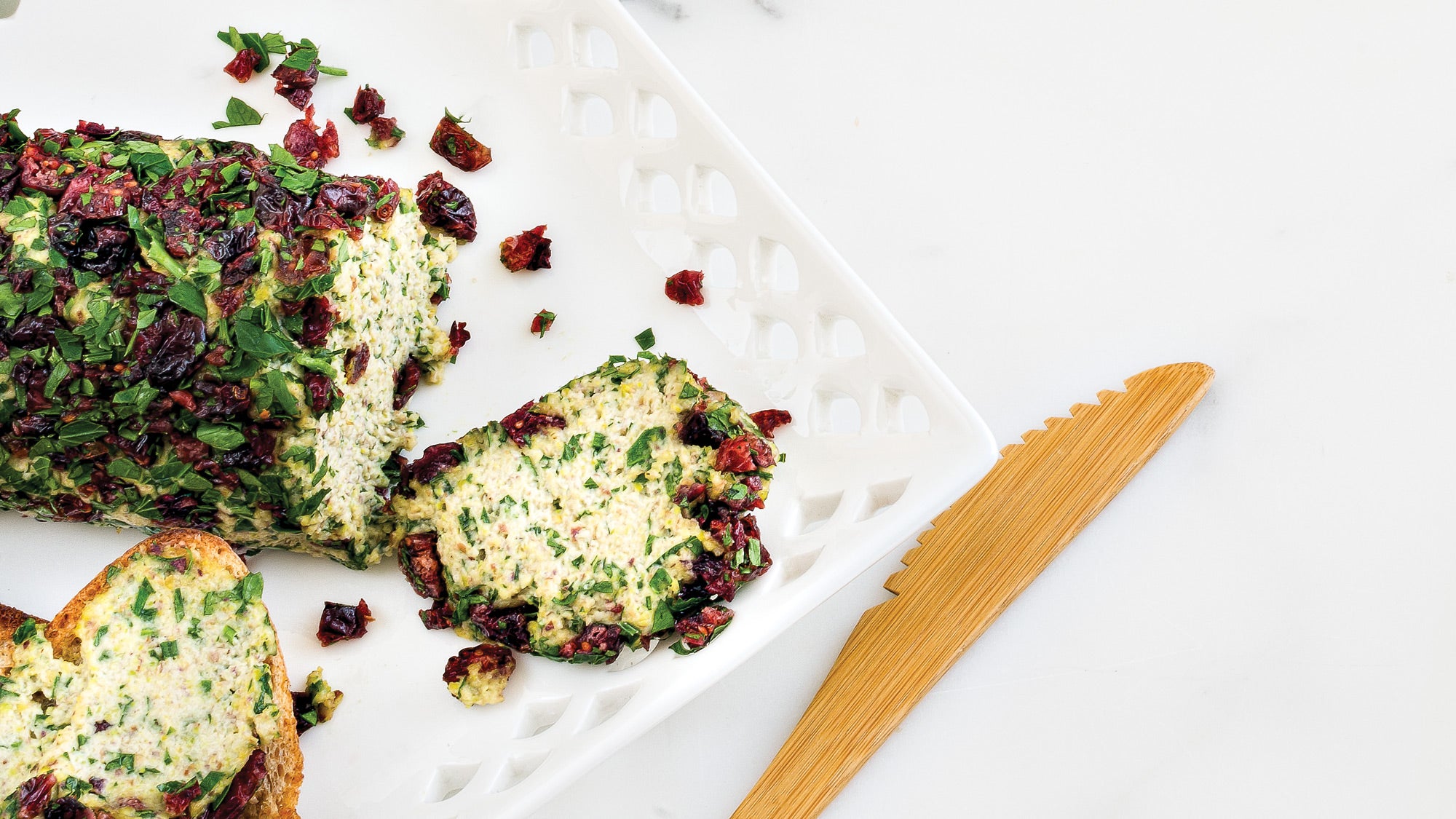 Cranberry Pistachio Cheese Spread recipe