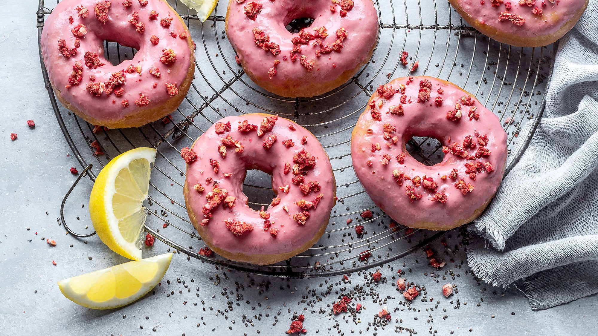 Lemon Chia Donuts recipe