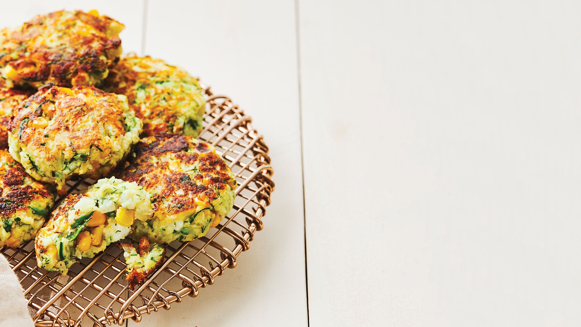 Zucchini Feta Fritters recipe