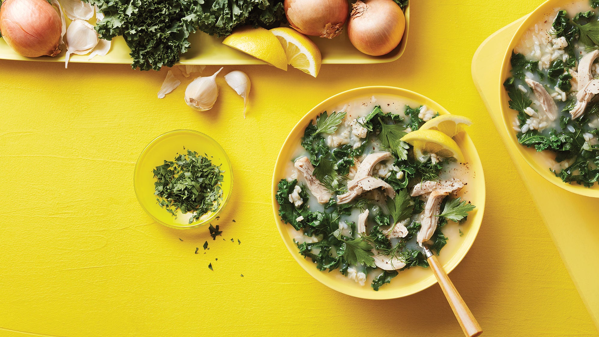 Greek Style Lemon Chicken Soup Recipe