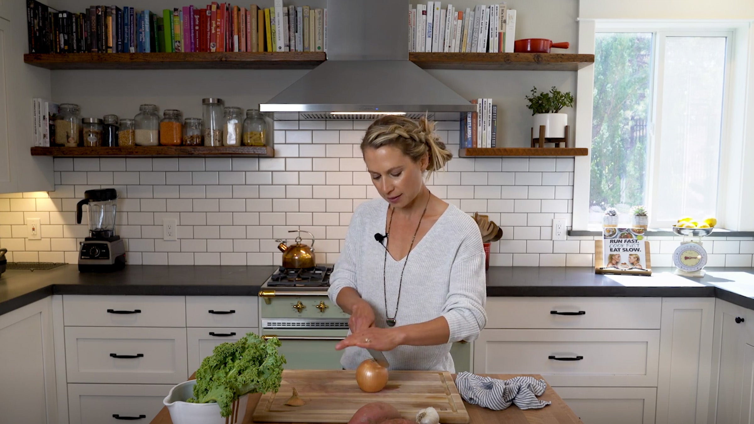 Elyse Kopecky Demonstrates the Fastest Way to Cut an Onion